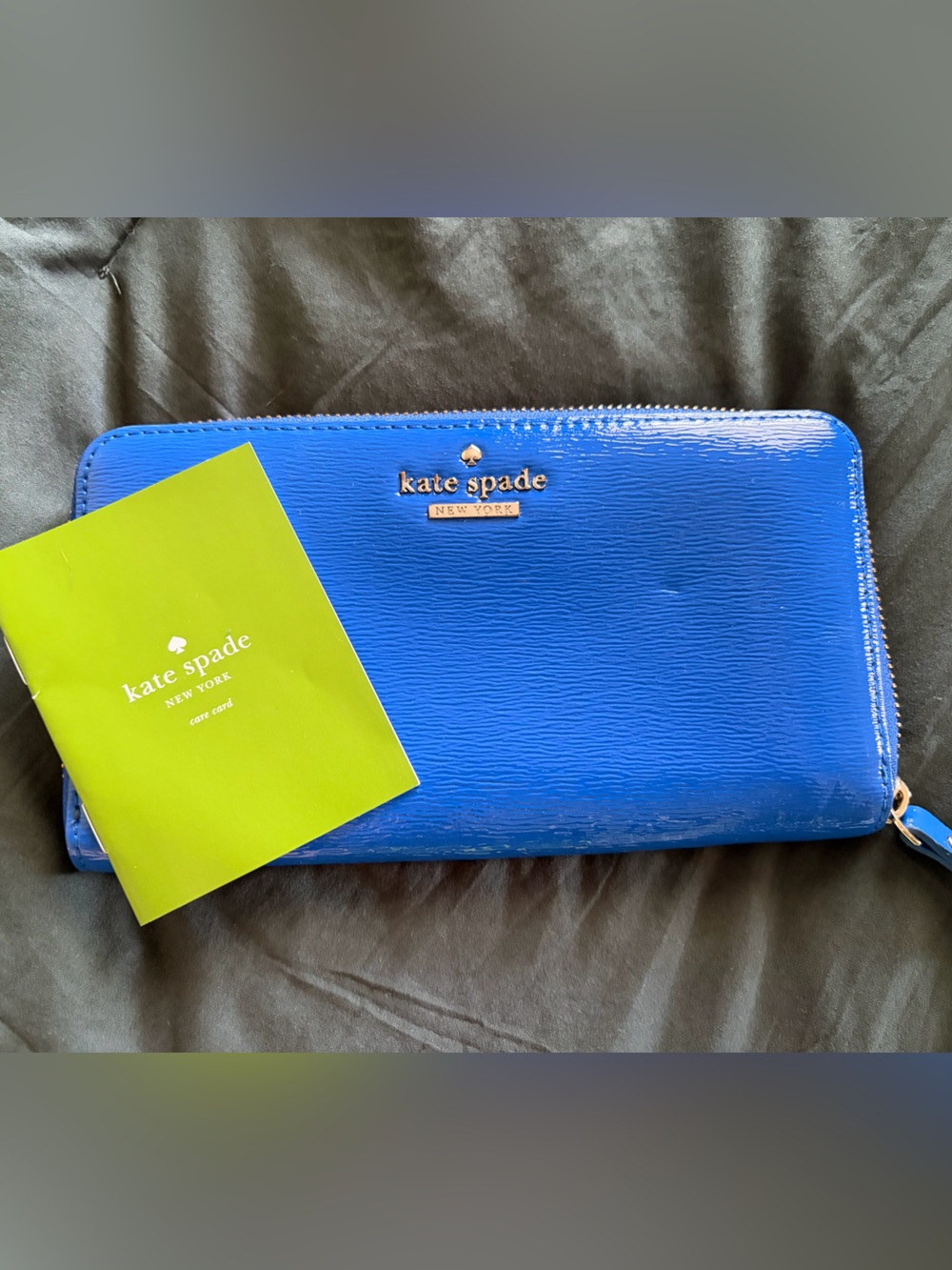 Kate Spade Morgan Zip-around Continental Wallet in Bright Blue